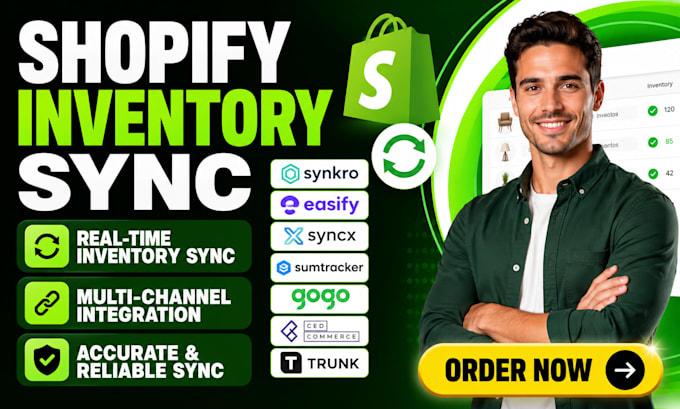 do shopify inventory sync synkro easify syncx sumtracker gogo trunk cedcommerce