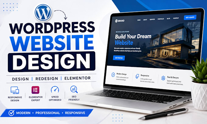 design or redesign a wordpress website lms with elementor and learndash