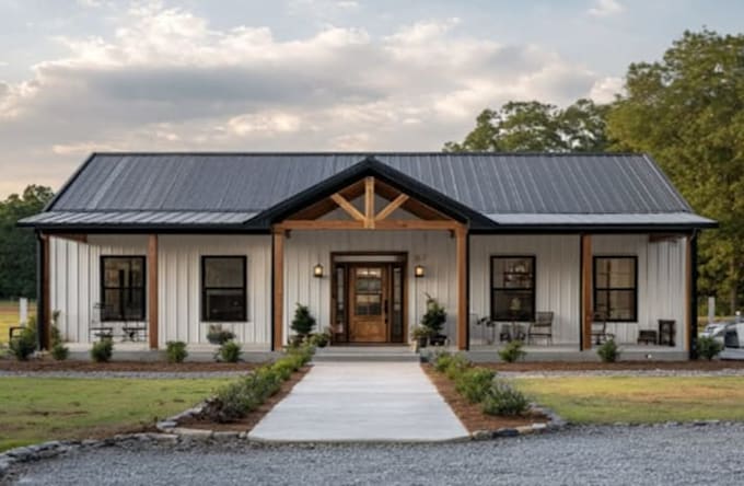 design barndominium plans and permit drawings for building approval