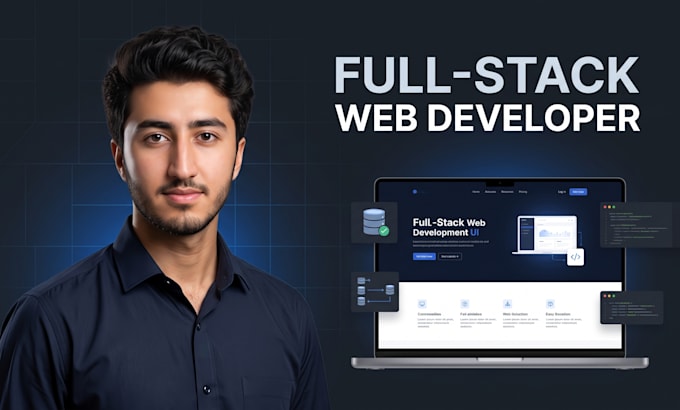 do website development as full stack web developer, frontend, backend developer