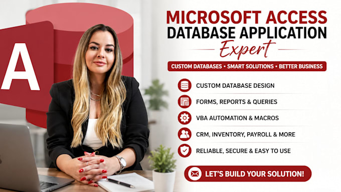 build a custom database application in microsoft access