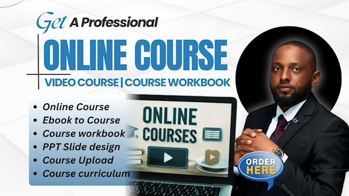 do online course content, video course, training manual, course development
