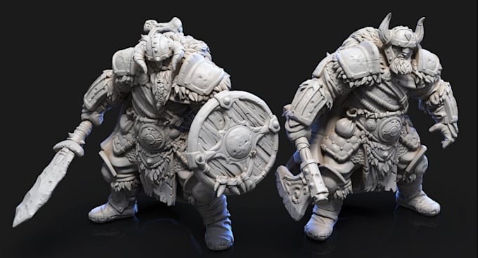 sculpt miniatures, figurines and creatures for 3d printing