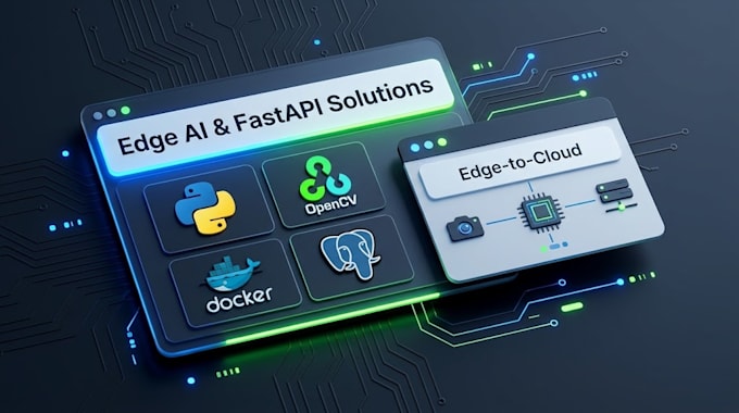build edge ai, computer vision and fastapi backend for iot systems