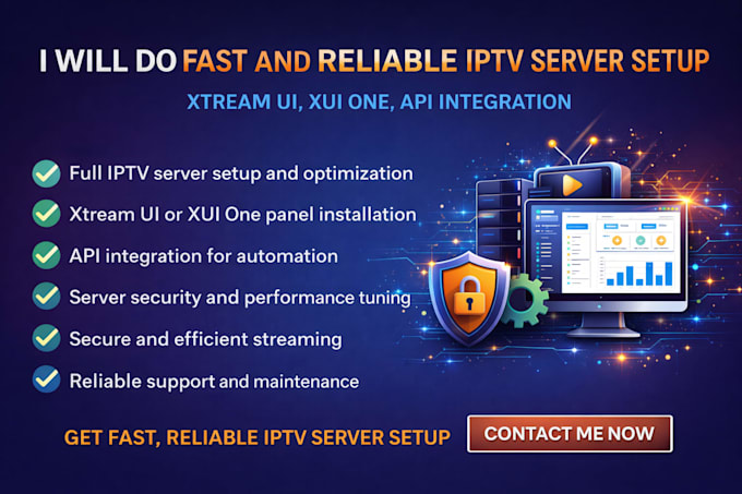 configure and secure your linux server from scratch, install xtream UI server