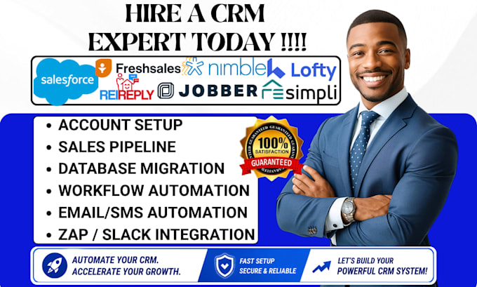 do salesforce freshsales jobber nimble resimpli lofty rei reply crm automation