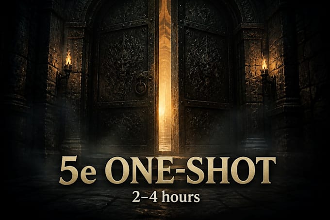 write a dnd 5e one shot adventure for your party