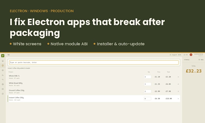 fix bugs and crashes in your electron desktop app for windows