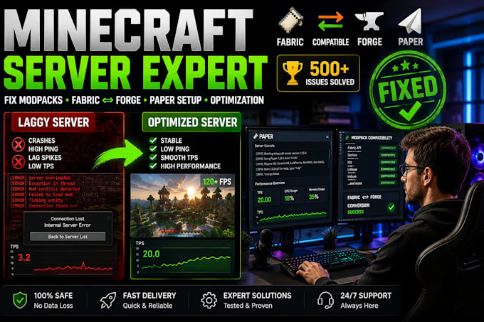 create fix optimize minecraft modpacks convert forge fabric minecraft developer