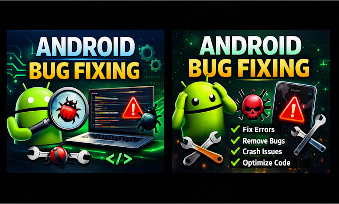 fix android app bugs crashes and gradle errors
