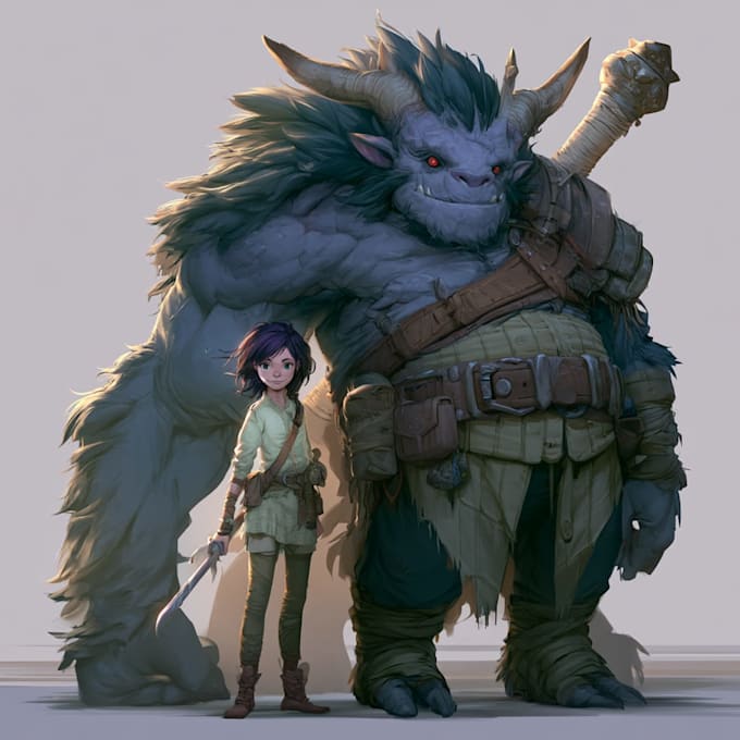 illustrate your dungeons and dragons rpg character or party