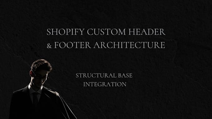 engineer custom shopify header and footer architecture