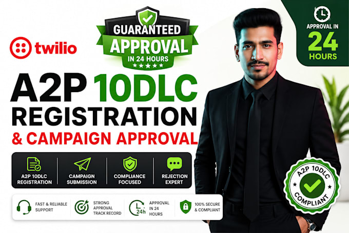 register and fix twilio a2p 10dlc brand and campaign fast