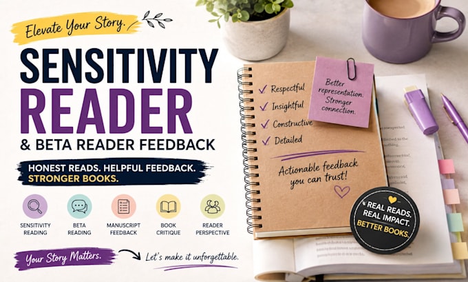 provide sensitivity reading beta reader feedback for your book romance ya lgbtq