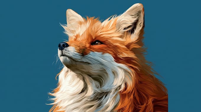 create detailed realistic animal vector illustration