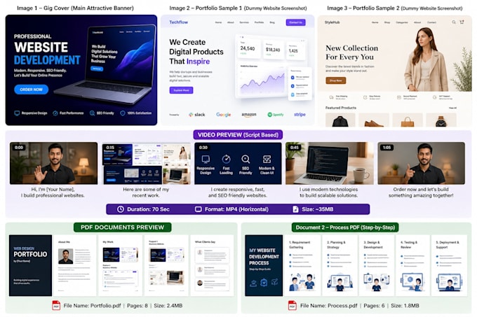 create a responsive HTML CSS website
