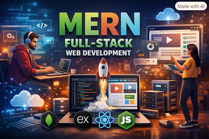 do full stack web development using mern stack