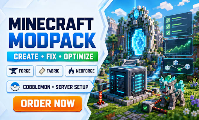 create fix and optimize minecraft modpack forge fabric neoforge cobblemon server