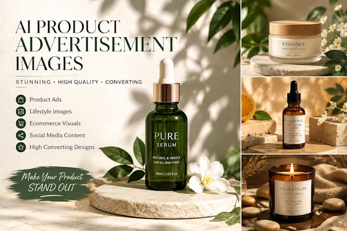 create realistic ai product images and advertisement