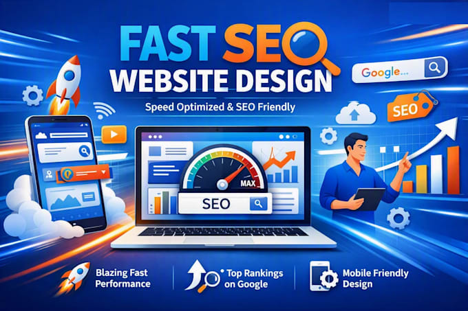 create a fast, mobile friendly and SEO friendly website
