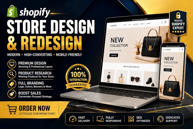 shopify store redesign shopify dropshipping store shopify store redesign website