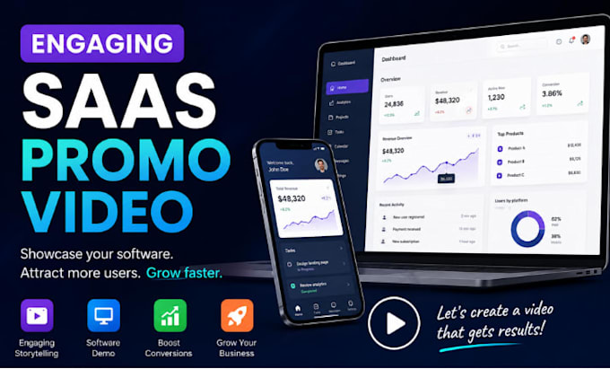 create an engaging saas promo video for your software or app