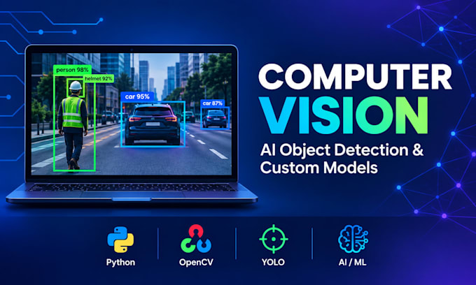 build custom computer vision model using python opencv yolo