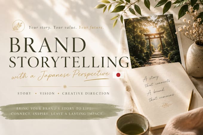 develop your brand story and creative direction with a japanese perspective
