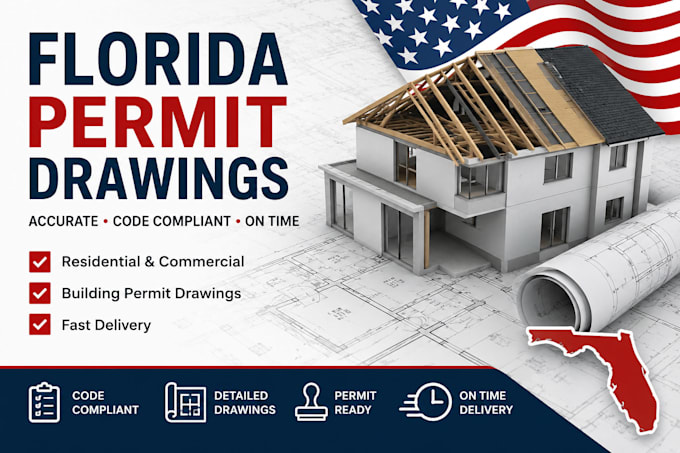 do professional florida permit drawings and architectural