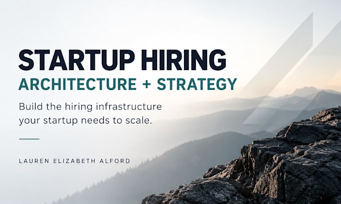 develop your startup hiring strategy and plan
