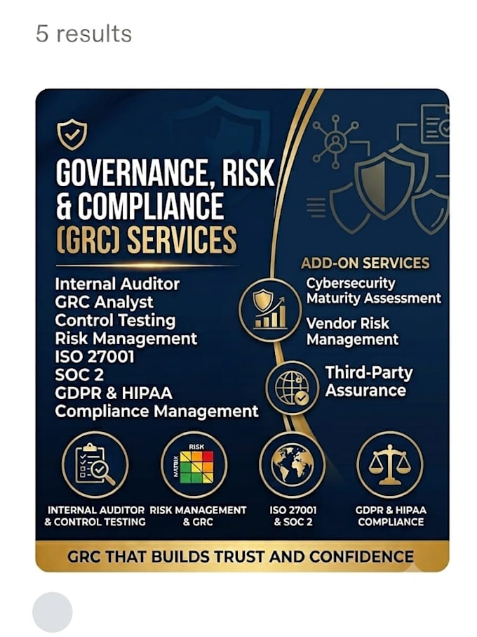 be your grc analyst for iso 27001 compliance