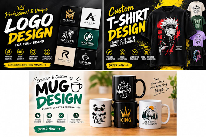 design creative and custom mug designs