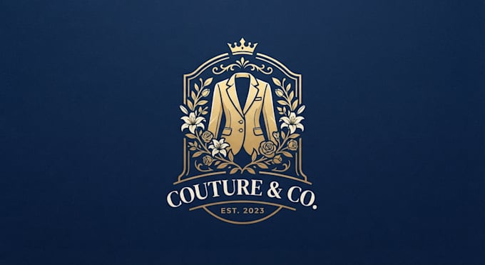 design a stylish and elegant blazer logo