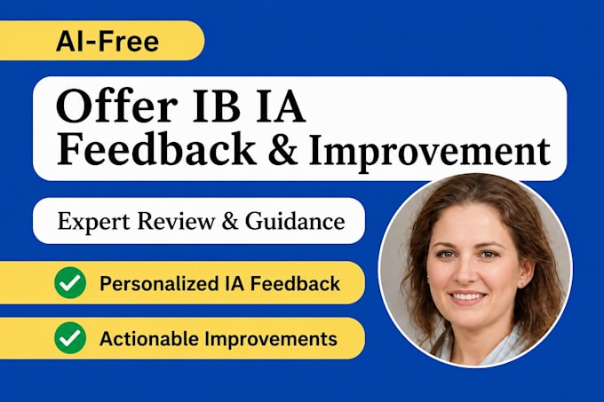 offer ib ia feedback and improvements