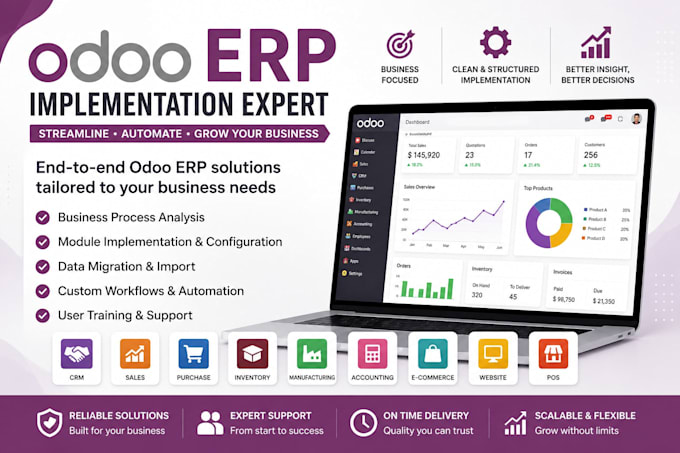 be your odoo functional consultant and erp expert