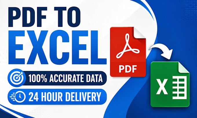 convert pdf to excel with accurate data