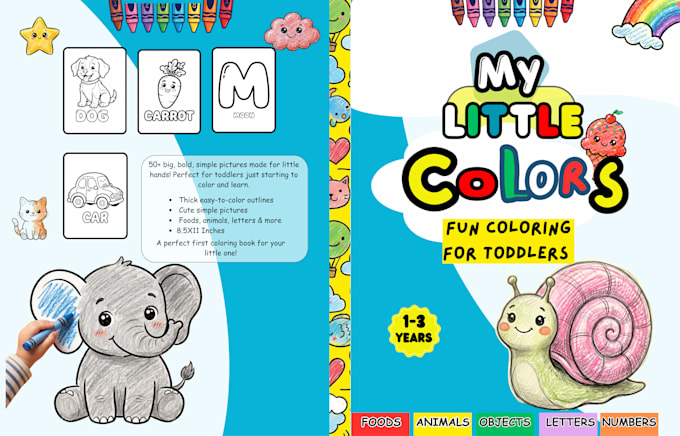 create a custom coloring book for kids or adults
