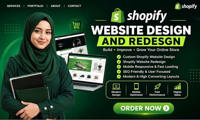 design and customize a professional shopify store