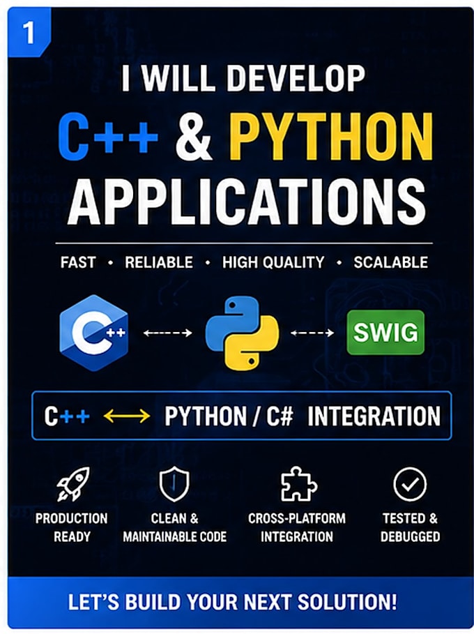 develop, debug, and fix cpp applications