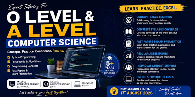 tutor gcse  igcse and o level and  a level computer science