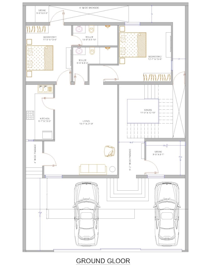 make quick 2d floor plan