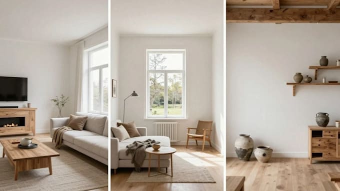 create minimalist wabi sabi interior and architectural designs