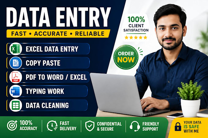do accurate data entry and online form filling