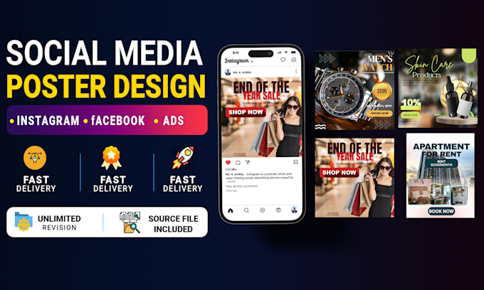 social media posts and ad creatives for e commerce brands