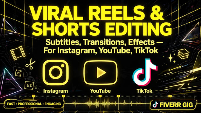 edit viral reels and shorts with captions and effects