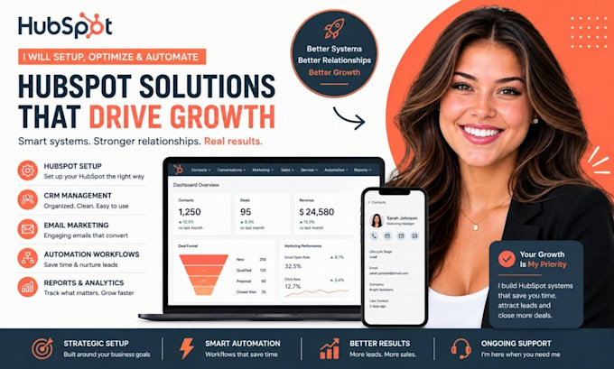 setup hubspot CRM workflow automation and lead nurturing
