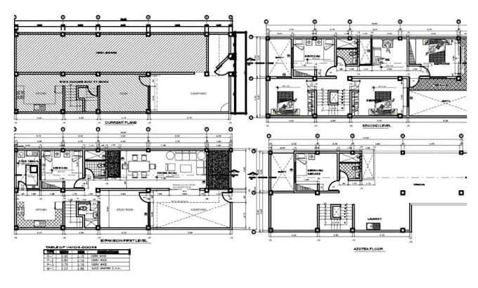 redraw autocad floor plan and house plan