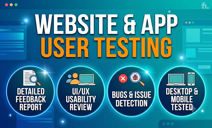 test your website app or product and provide honest feedback