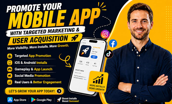 promote your mobile app with targeted app marketing and user acquisition