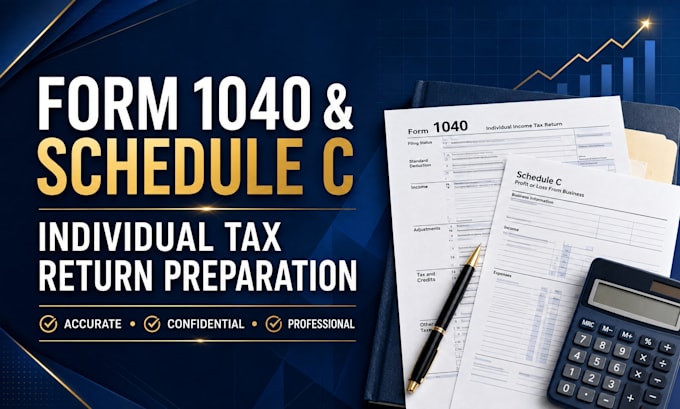 prepare form 1040 and schedule c